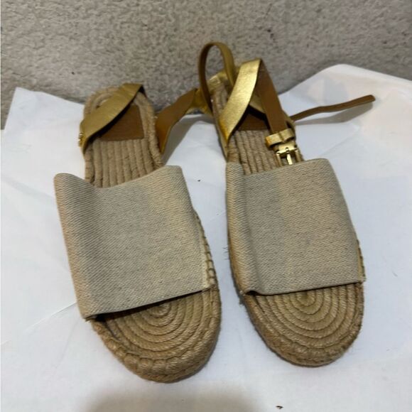 Tory Burch Stretch-Canvas Espadrille Sandal - Picture 8 of 11